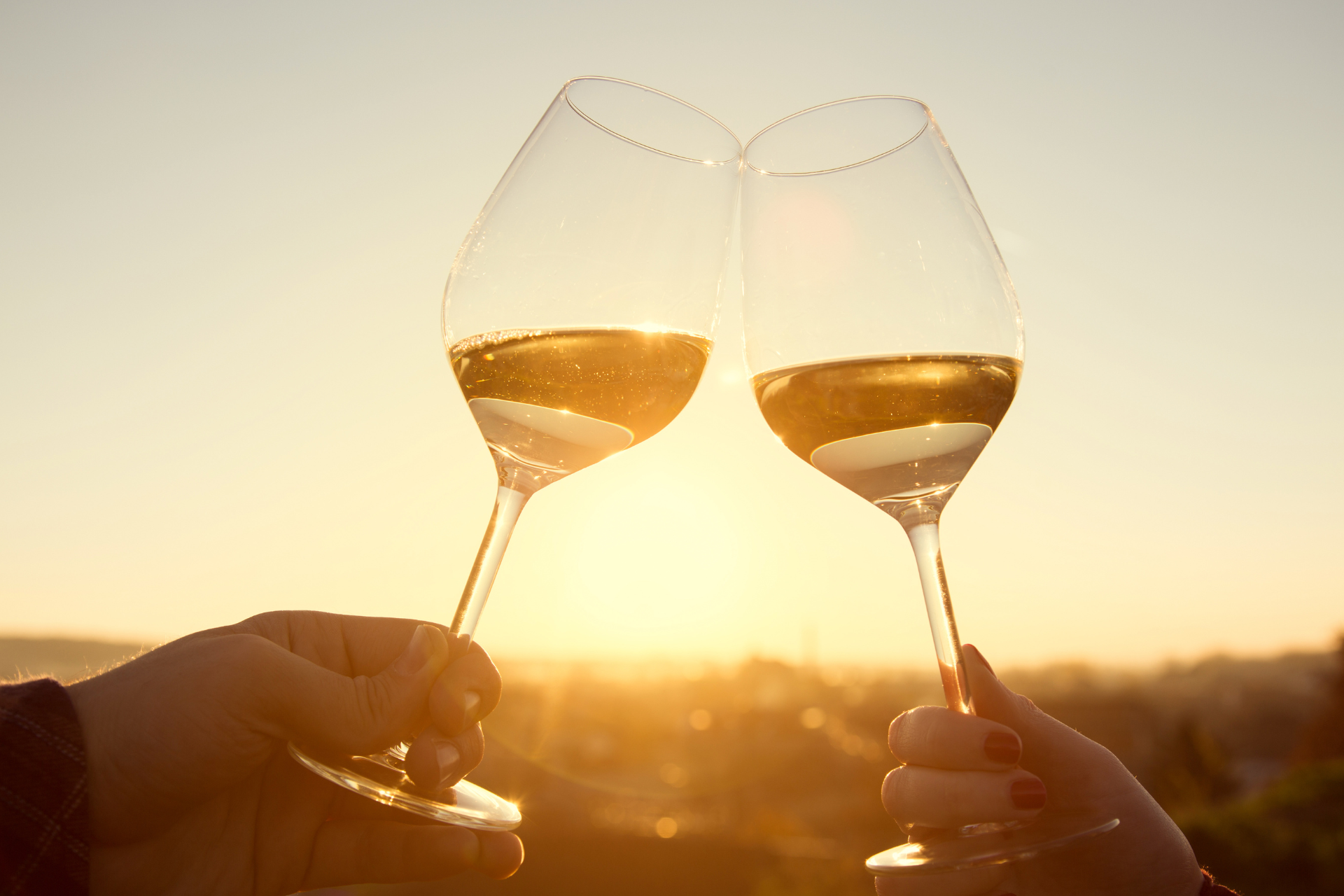 White wine sundowner